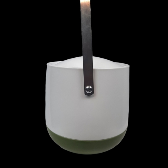 Vintage 1960s Plastic Ice Bucket Made in USA Avacado Green Mid Century Modern‎ - Picture 3 of 14